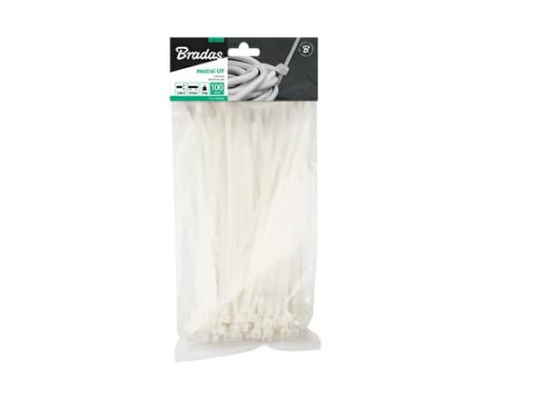 VITT PLASTPANNBAND 8,8x550 100 st BRADAS