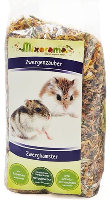 Mixerama | Zwergenzauber | Hamsterfoder 500g - Til dværghamstere 2,5kg