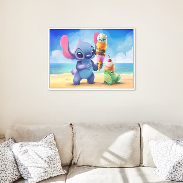 Disney målning med siffror och ram 50x40 cm