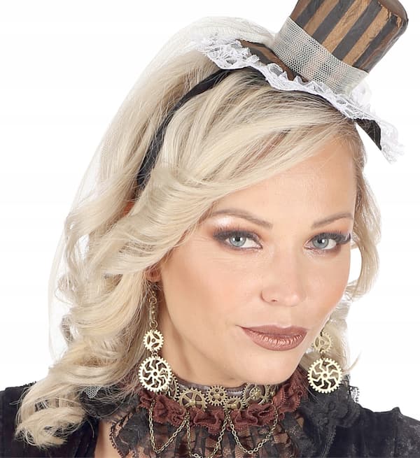 Steampunk tandhjul dingleøreringe karneval cosplay bold 2 stk.