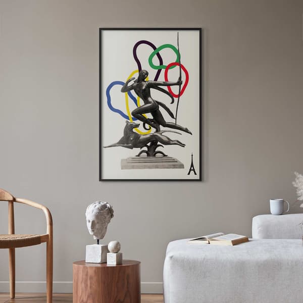 Fototapet - Hvalpe - subtil illustration til børn