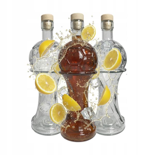 Flaska PIŁKA LEGEND 500ml Glaskaraff Presentmugg Likör Sirap