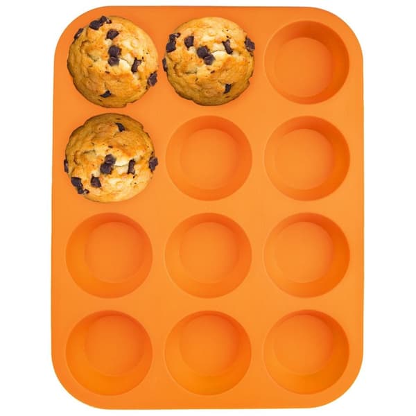 Silikonmuffinsform orange SILLINIE
