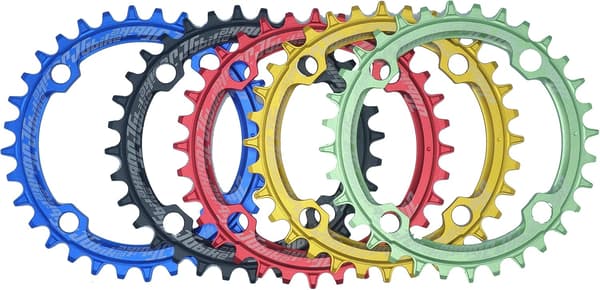 BLÅTT FRAMKEDJEVÄNDNINGSKEDJE 104 mm 34T JGbike