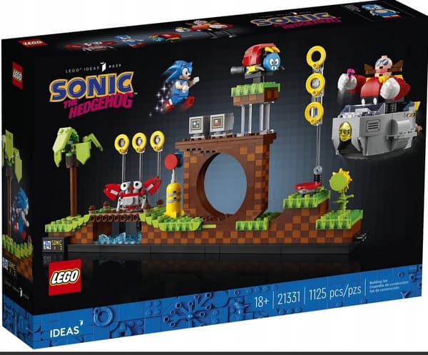 LEGO Idéer 21331 Sonic The Hedgehog Grøn Bakke Zone | CDON