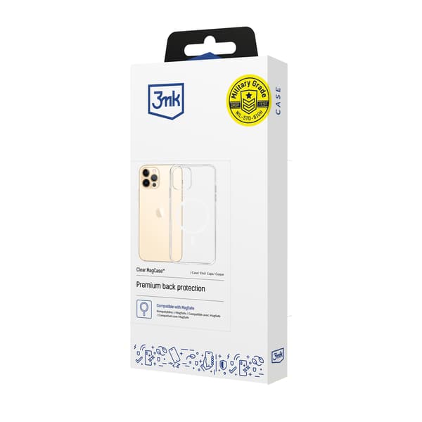 Apple iPhone 12 Pro Max – 3mk Genomskinligt MagCase