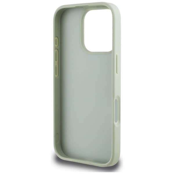 Guess Grained Big 4G Logo Small Classic Logo - Etui til iPhone 16 Pro Max (grøn)