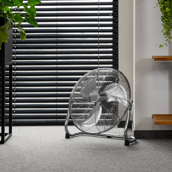 Gulvventilator Teesa 40 cm kraftig værkstedscirkulator 90 W