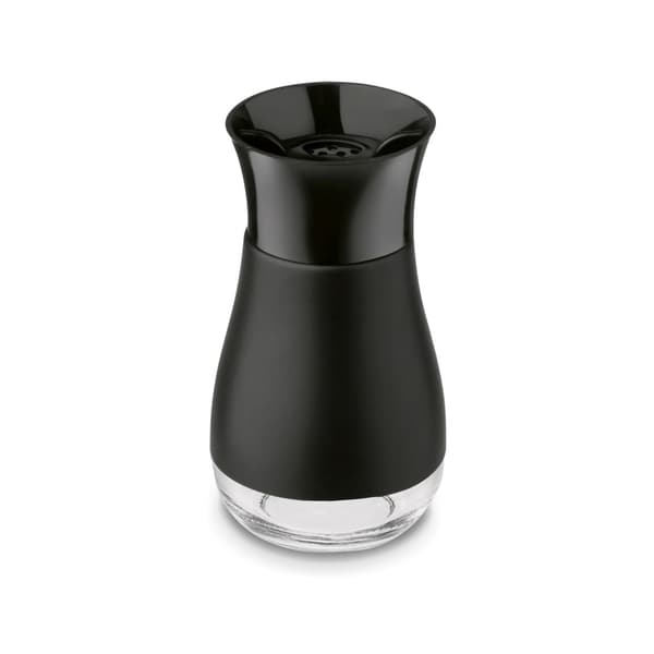 Sæt med 2 Devi krydderibeholdere 140ml 10,5x5cm sort+hvid