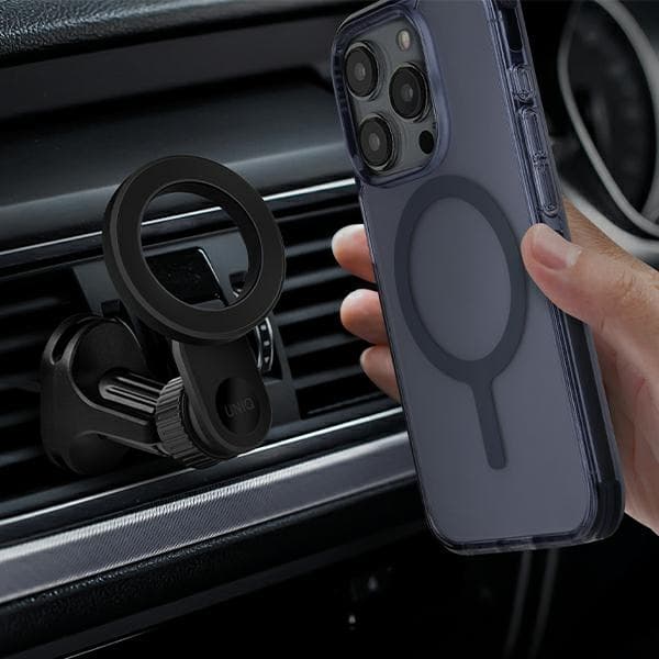 UNIQ magnetisk TrelixCar luftventilbeslag sort/midnat sort