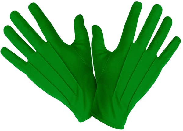 Elegante GRØNNE Korte Elverhandsker