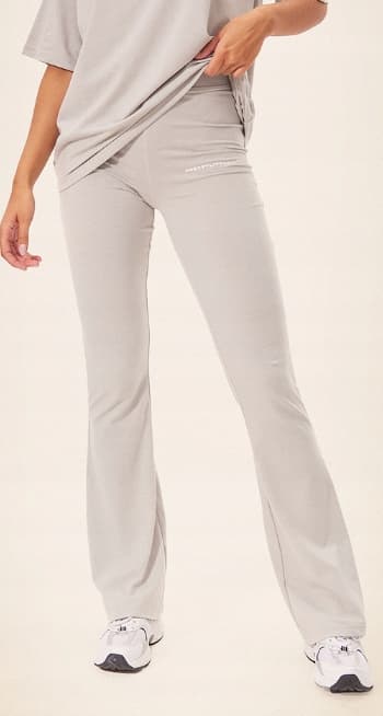 PRETTYLITTLETHING DAMEBUKSER GRÅ, LIGE MED LOGO 34 0A5E2_B*