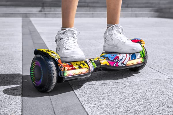 Elbräda Hoverboard 6,5" LED Rebel för barn och vuxna