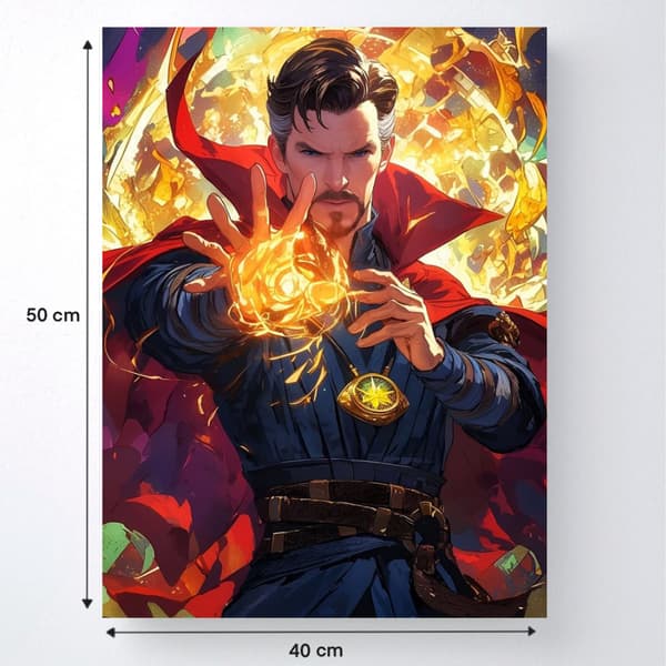 MÅLNING MED SIFFROR MED RAM Marvel Dr. Strange-målningar 40x50 cm