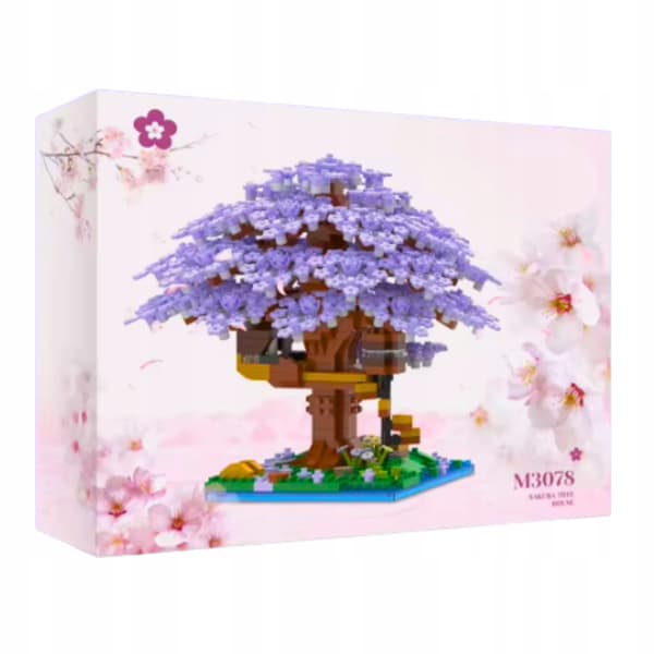 Byggklossset körsbärsblomma Sakura 1097 delar