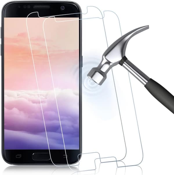 2x 9H Hærdet Glas til Samsung Galaxy S7 Ridsefast Solid