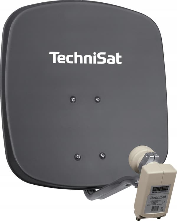 Alum Sat Twin Digidish antenne 45 cm grafit TechniSat