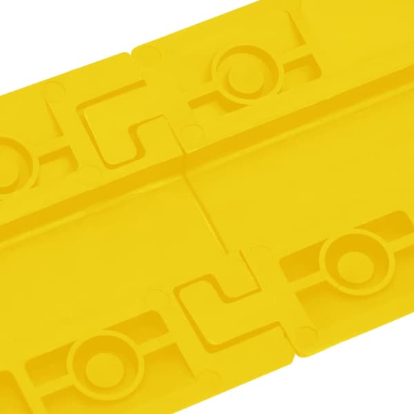 vidaXL Kabelramper, 2 st, 98,5 cm, Gul