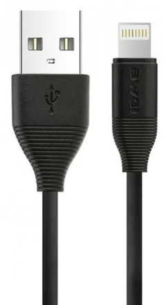 iPhone-kabel Awei CL-93 Sort 1m Hurtigopladning