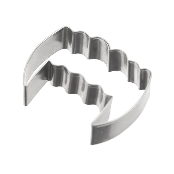 Metall kakutstickare vampyrtänder 5,5 cm