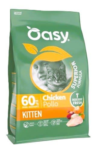 Oasy | Superior | Torrfoder för kattungar - Kattungekyckling 300 g