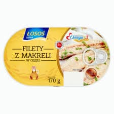 MAKRELFILET I OLIE LAKS 170G
