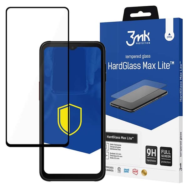 Samsung Galaxy XCover 6 Pro - 3mk HardGlass Max Lite Sort