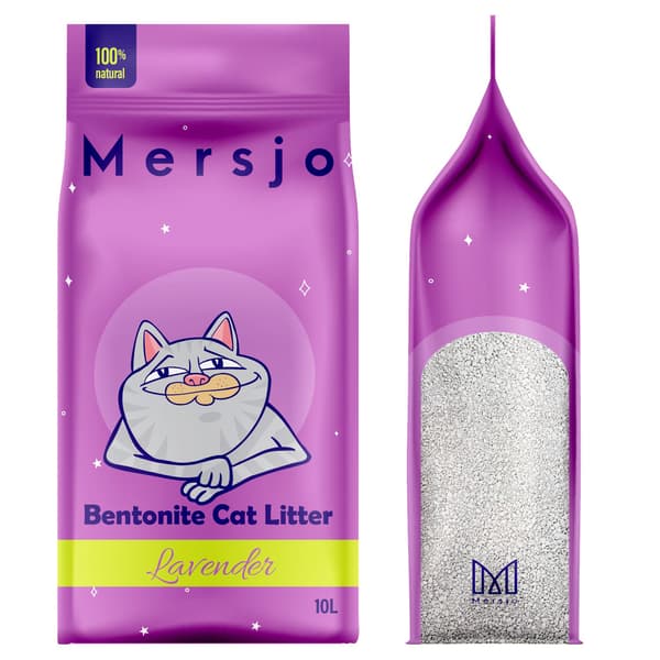 Bentonit kattsand lavendel LAVENDER 10l