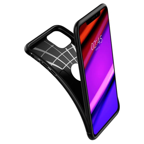 SPIGEN RUGGED ARMOR IPHONE 11 MATTSVART