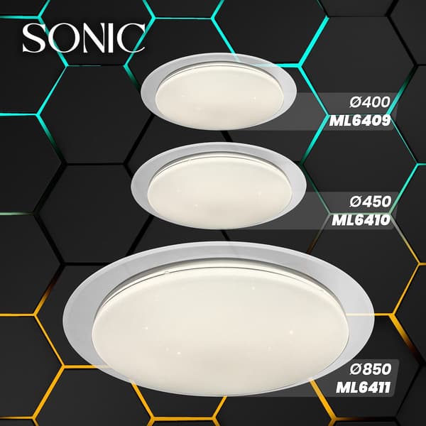 SONIC LED LOFTSLAMPE HVID MILAGRO ML6410