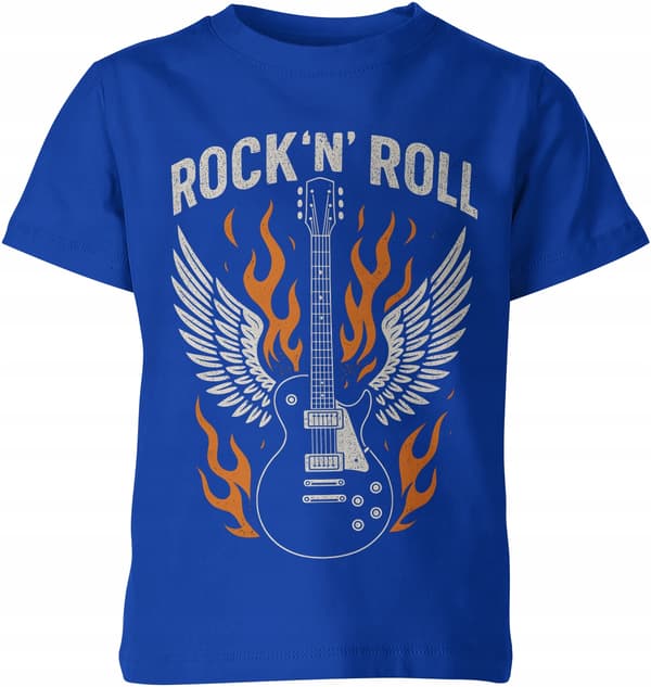 ROCK AND ROLL BARN-T-SHIRT MED GITARRPRESENT TILL GITARIST