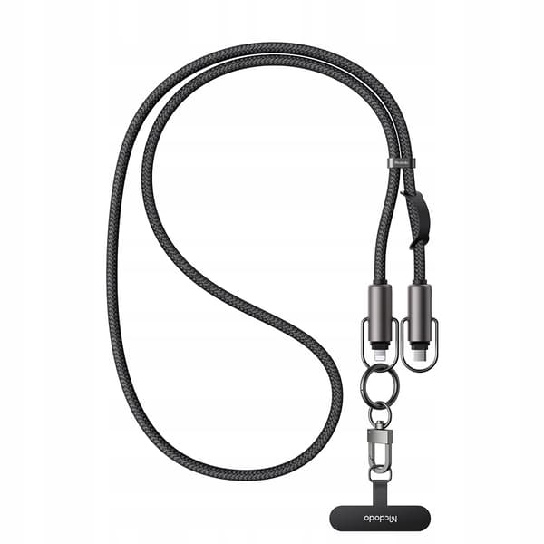 MCDODO MOBILHALSREM SKULDERBODYINDSATS SORT KABEL TIL IPHONE