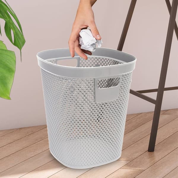Grå kontors sopbehållare 12,5 l