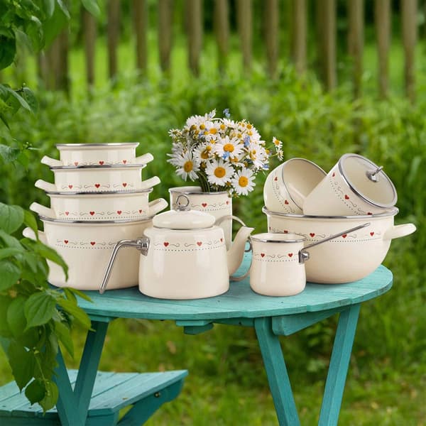 Sås emaljerad TONCA 15 cm, 1,1 l