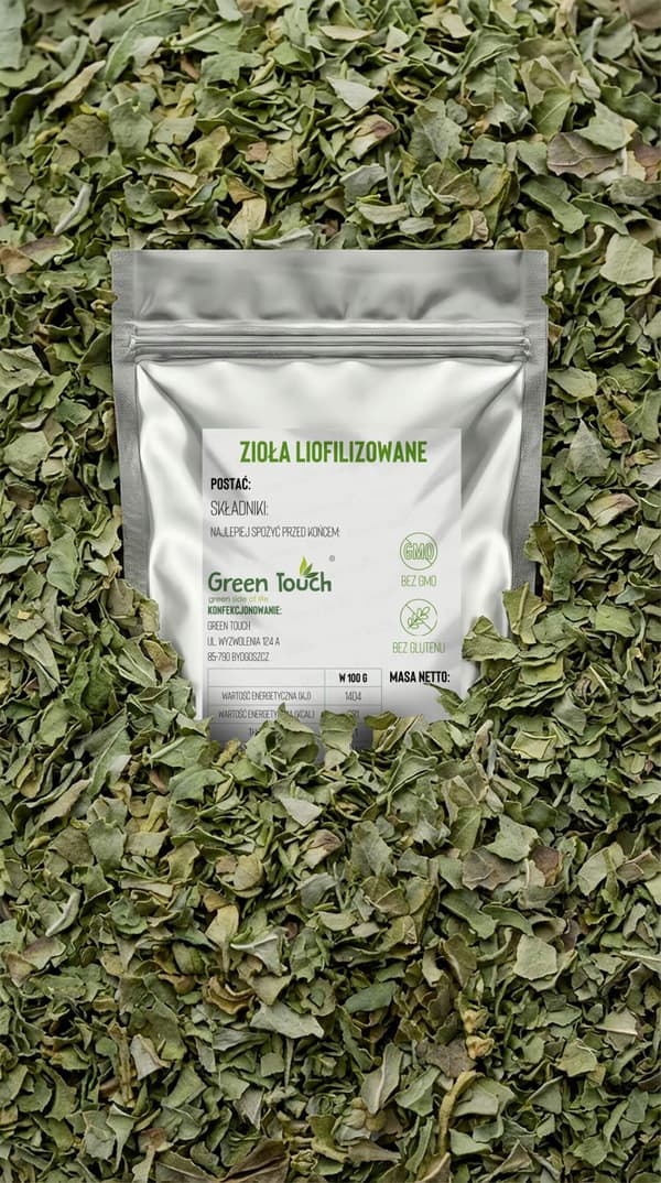 Frysetørret basil 30 g aromatisk som frisk frysetørret basil