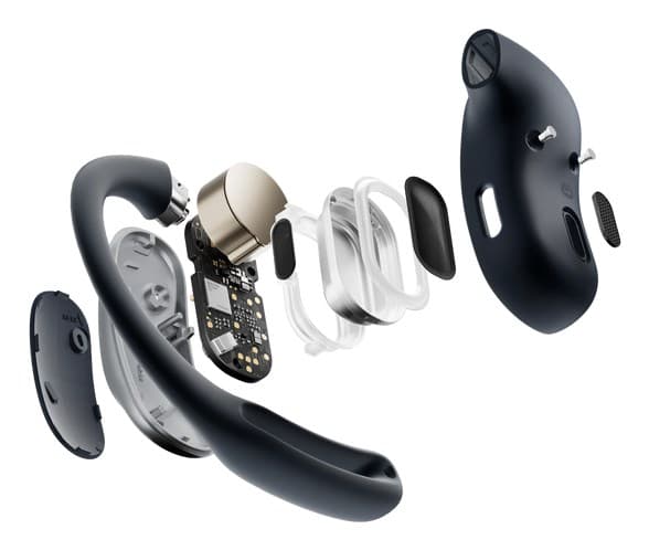 Shokz OpenFit Air Sorte Trådløse Hovedtelefoner