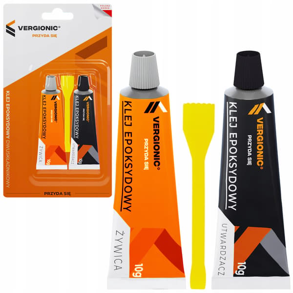 Universal epoxylim 2×10 ml to-komponent stærk