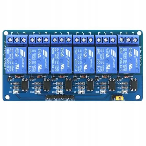 Rosfix 6-kanals 24v Arduino relæmodul