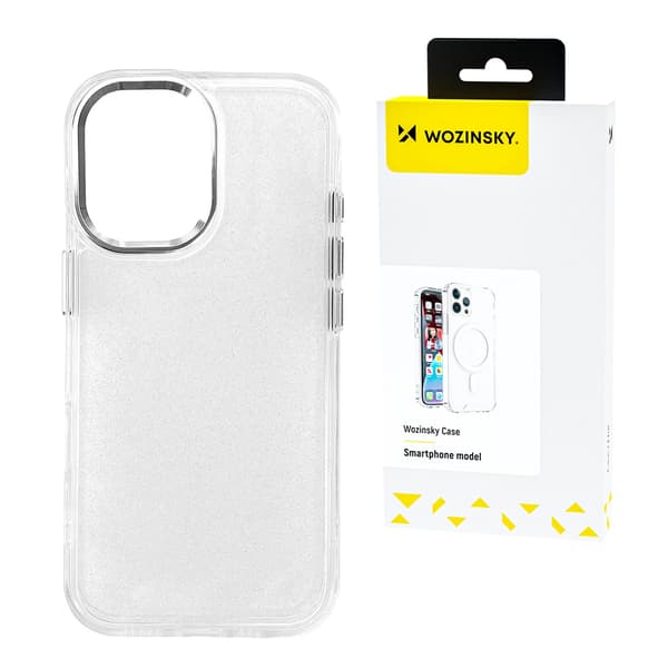 Wozinsky Glitterfodral till Samsung Galaxy S24 FE - transparent med glitter