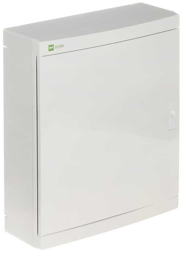 Elektro-Plast väggmonterad fördelningsbox 24 moduler elegant media 2x12 vit