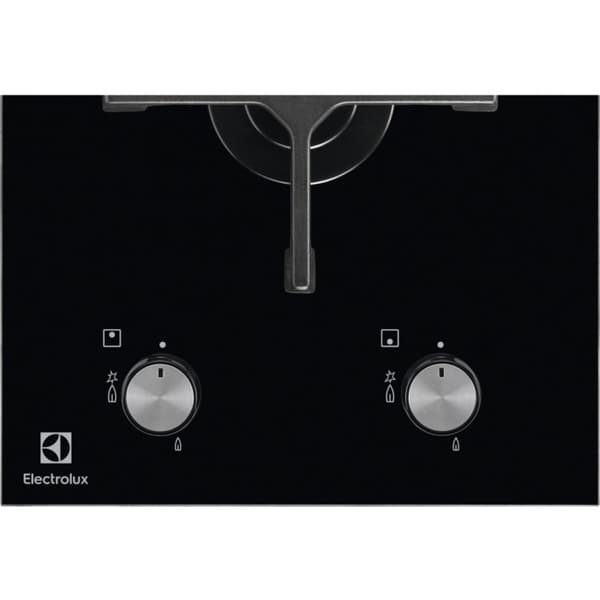 Electrolux EGC 3322NVK gashäll, 2 brännare, glaskeramisk