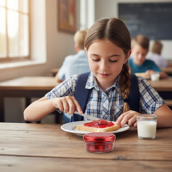 10x Glas 65ml Til Honning Marmelade Fløde Stearinlys Glaskrukker til Gave 10 stk