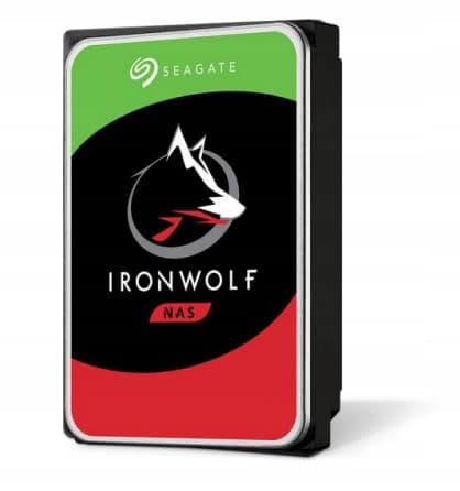 Seagate NAS IronWolf 8TB 3,5" hårddisk, 7200 varv/min, SATA III