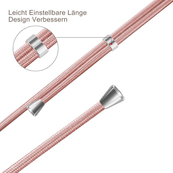 SILIKONE ETUI TIL APPLE IPHONE X/XS MED LYSERØD LANYARD A1865
