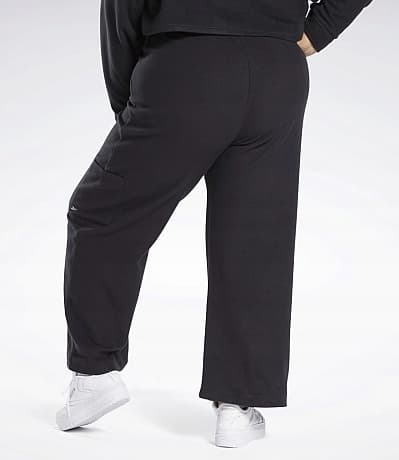 REEBOK DAME SORTE LANGE SWEATPANTS XXL 0AXB4_A* BAGGRUNDE