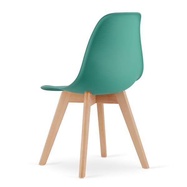 KITO stol grøn / naturlige ben x 2