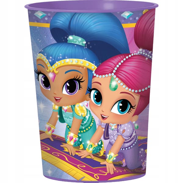 Shimmer & Shine -muovimuki, 473 ml, 1 kpl.