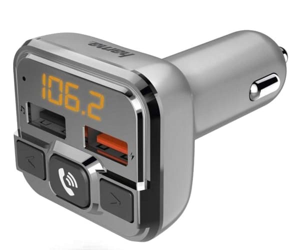 HAMA 14165 Bluetooth FM-lähetin hopea