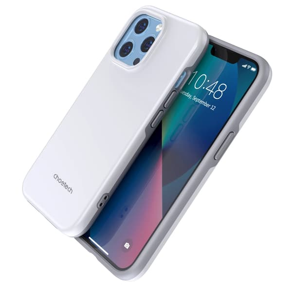 Choetech MFM Anti-drop Cover til iPhone 13 Pro Max, Hvid (PC0114-MFM-WH)