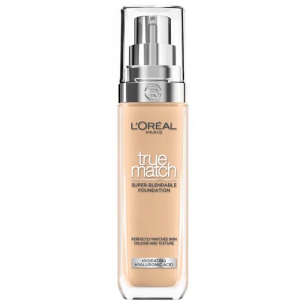L'Oréal True Match plejegivende flydende foundation til ansigt 3.W Warm 30 ml